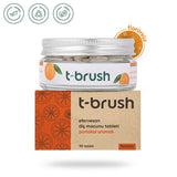 T-Brush Natural Toothpaste Tablets - Fluoride-Free, Vegan & Cruelty-Free Oral Care - 90 Tablets