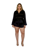 Blazer Top - Viscose Satin