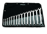 Wright Tool WRIGHTGRIP® 2.0 12 Point Combination Wrench Set 15 Piece SAE 715