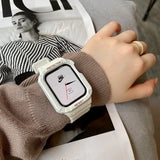 Watch Band & Case For iWatch Series 7 6 SE 5