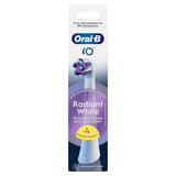 Oral-B iO Radiant White Replacement Brush Heads 4-Pack