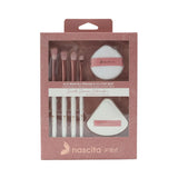 Nascita 4-Piece Makeup Brush & 2-Piece Puff Set