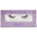 Sheer Band False Eyelashes: Natural Glam, Faux Mink, Reusable, Vegan & Cruelty-Free - Invisible Band for Undetectable Length & Volume