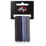 Eklips Large Towel Hair Ties Gentle Hold Assorted 4-Pack