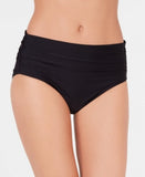 Calvin Klein Swim Womens Ruched Bikini Bottoms, Size Small