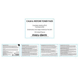 Maruderm Calme & Restore Soothing Toner Pads 100 Count