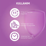 Voop Beta Glukan: Vegan Immune Support - Elderberry & Vitamin C Capsules - Gluten-Free Dietary Supplement, Powerful Immune System Booster