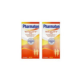 Pharmaton Vitality Multivitamin Supplement - Boost Energy & Support Overall Health with Ginseng G115 - 60 Tablets (2 x 30 Tablet Packs)