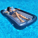 XL Floating Pool Bed, Inflatable Water Lounger Raft