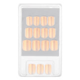 Eklips Pearlescent Beige Square Press-On Nails 24-Pack