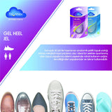 Tabanex Heel Pads/Inserts - Gel Heel Inserts for Comfortable Shoe Inserts, Reusable Adhesive Heel Cushions for Back Pain Relief