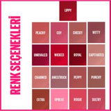 Maybelline Super Stay Vinyl Ink Lipstick: Sultry 160 - Long Lasting, High Shine, Non-Transfer, Glossy Liquid Color
