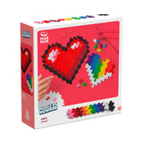 Plus Plus - 250 Piece Heart-Shaped Puzzle Toy for Kids - Educational and Creative Play