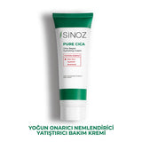 Sinoz Pure Cica Cream: Intensive Hydration & Repair - Soothing Centella Asiatica, Squalane & Aloe Vera -  Sensitive Skin Moisturizer, Post-Procedure Care