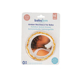Babyjem Baby Amber Necklace for Teething Relief - Natural Amber Jewelry for Babies, Teething Accessories
