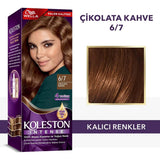 Wella Koleston Intense Chocolate Brown Hair Color - Long-Lasting Nourishing Hair Dye with Argan Oil