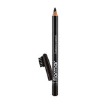 Flormar Bitter Brown Eyebrow Pencil with Soft Tip Applicator & Blending Brush | Long Lasting, Natural Definition