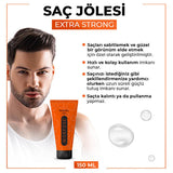 Morfose Extra Strong Hair Gel - 24H Lasting Hold, No Residue - Ultimate Styling Gel for Men & Women - Morfose Hair Styling Products