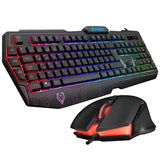 Everest Gaming Keyboard and Mouse Combo - USB 3, RGB Lighting, 3 Macro Keys, Adjustable DPI