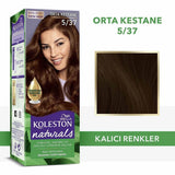 Wella Koleston Naturals Hair Color 5/37 Medium Chestnut