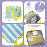 Milk&Moo Insulated Lunch Box For Kids, Turquoise