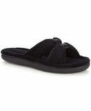 Isotoner Micro-Terry Satin Slide Slipper, 8.5-9