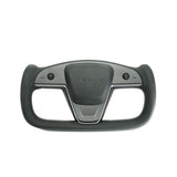 TESERY Touch Horn Yoke Plaid Steering Wheel Replacement for Tesla Model S / X 2021-2023