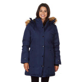 Yoki Women's Mid Length Hooded Puffy Coat
