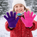 Youth Stretchy Knit Gloves – Asst'd Colors  (1 Pair)