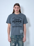 Yohji Yamamoto Men Logo Motif T-Shirt