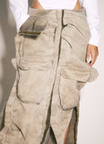 Y/Project Women Cargo Maxi Skirt