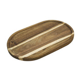Ideenwelt Decorative Oval Acacia Wood Stand