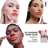 YSL Loveshine Candy Glaze Lip Gloss 12 - High-Shine Lip Gloss