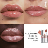 YSL Loveshine Lipstick 201 High-Shine Hydrating Lip Color