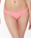 Jessica Simpson Sweet Tooth Solids Shirred Hipster Bikini Bottoms