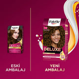 Palette Deluxe Hair Dye - Long-Lasting Coffee Brown Color with Nourishing Formula