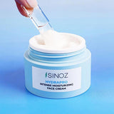 Sinoz Hydrapro: 72-Hour Hydrating Face Cream with Hyaluronic Acid & Snow Mushroom - Vegan Moisturizer for Dry, Sensitive Skin