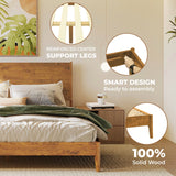 Haven Solid Wood Bed Frame