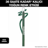 Maybelline New York Tattoo Liner Gel Eyeliner - 817 Vivid Green, Waterproof, Long-Lasting, Easy Application