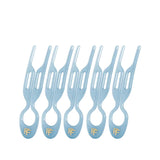 Fiona Franchimon No. 1 Hairpin Sky Blue Gentle Hold 5-Pack