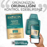 Bioxcin Keratin Argan Repair Shampoo - Nourishing and Repairing Damaged Hair with Keratin, Argan Oil, and Vitamins