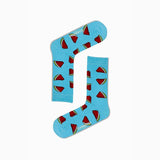 Carnaval Fruit-Themed Socks 5-Pack - Soft, Comfortable, and Stretchy Casual Socks for Everyday Wear