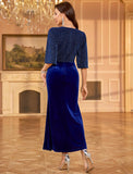 ZAFUL Women's Sparkly Glitter Cocktail Dress Half Sleeve Formal Wedding Guest Dresses V Neck Bodycon Party Evening Prom Dress