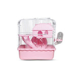Zampa Pink Hamster Cage Compact Pet Habitat 23x17x33 cm