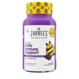 Zarbee’s Kids Elderberry Immune Support* Gummies, Daily Vitamins A C D3 E & Zinc, Real Elderberry Extract, Gelatin & Gluten Free, No Artificial Flavors, Natural Berry Flavor, Ages 2+, 42 Ct Bottle