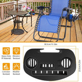 Zero Gravity Chair Cup Holder Clip On Side Tray