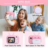 Zero Ink Selfie Camera 1080P HD Video Recorder with Dual Lens 3 Roll Print Papers
