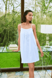 Zeyland 114 Strappy Ribbed Dress White Soft Loungewear