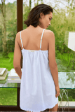Zeyland 114 Strappy Ribbed Dress White Soft Loungewear