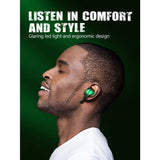 Zime Winner Gaming Headphones 65ms Low Latency TWS Bluetooth Earphone With Mic Bass Audio Sound Positioning
